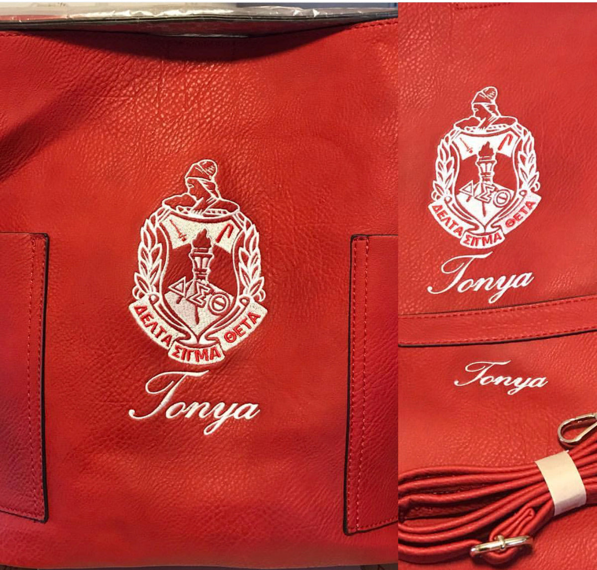 Delta Sigma Theta Logo Tote Bag – Hey Greeks