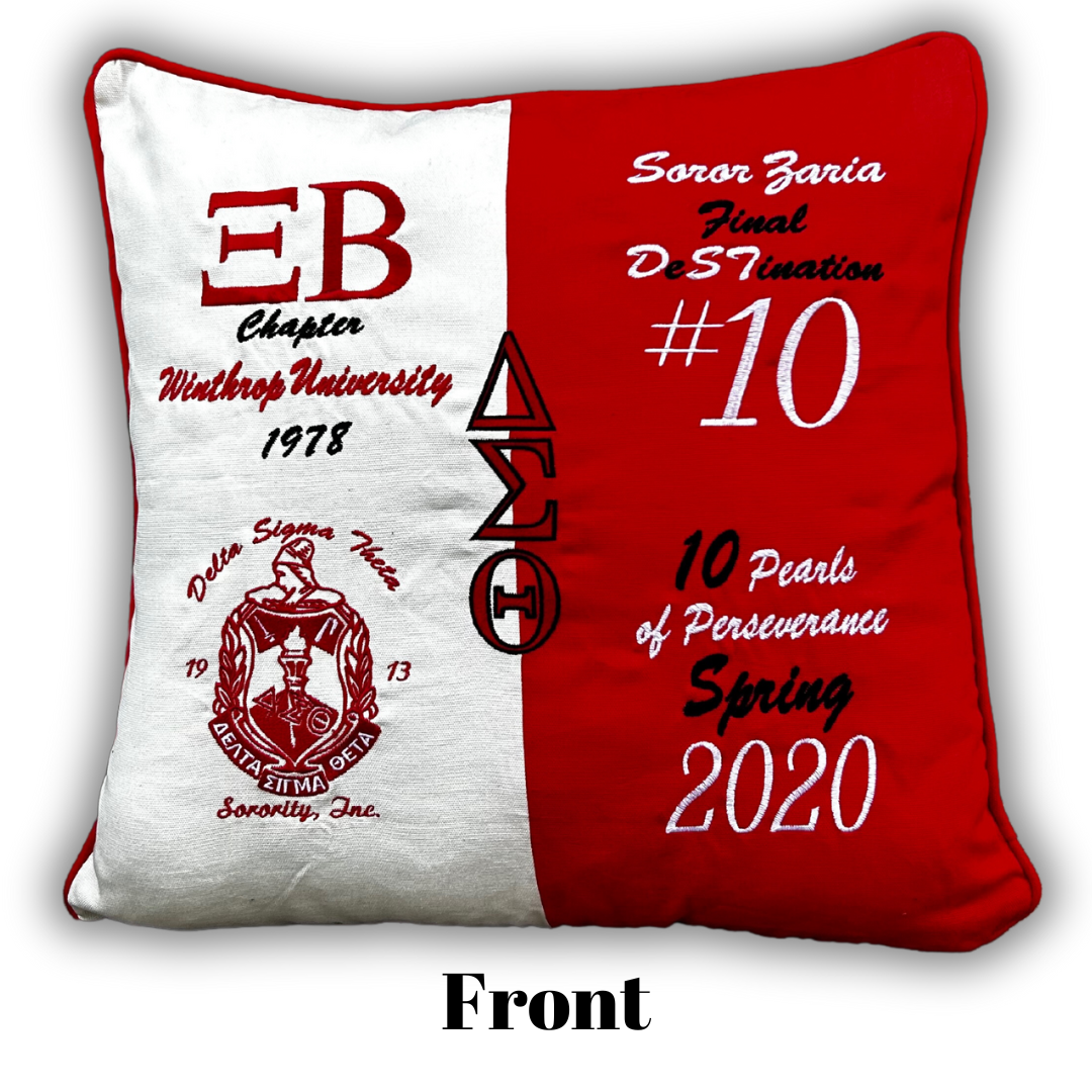 Delta sigma theta neck pillow hotsell